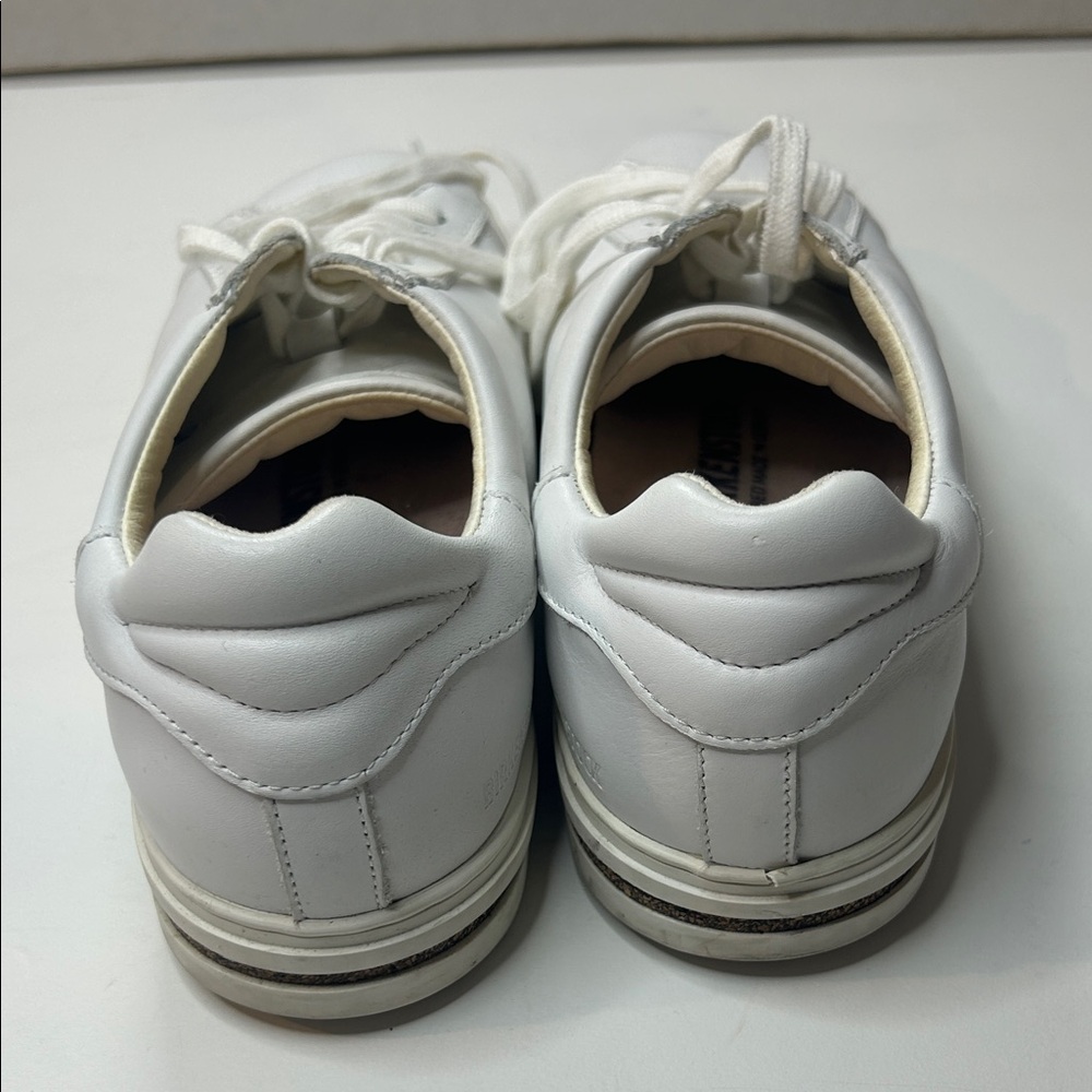 Birkenstock White Leather Casual Shoes